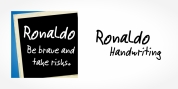 Ronaldo Handwriting font download