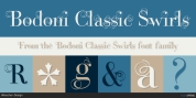 Bodoni Classic Swirls font download