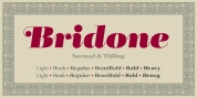 Bridone font download