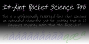 It Aint Rocket Science Pro font download