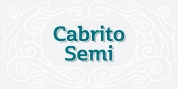 Cabrito Semi font download