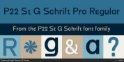 P22 St G Schrift font download