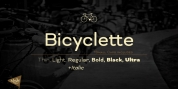 Bicyclette font download