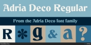 Adria Deco font download