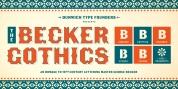 Becker Gothics font download