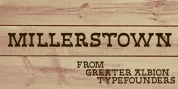 Millerstown font download