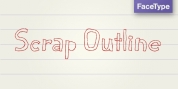 Scrap Outline font download