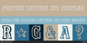 Printed Letters JNL font download