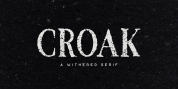 Croak font download