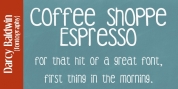 DJB Coffee Shoppe font download