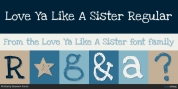 Love Ya Like A Sister font download