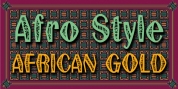 African Gold font download
