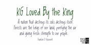 KG Loved By The King font download