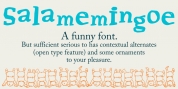 Salamemingoe font download