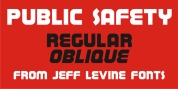 Public Safety JNL font download