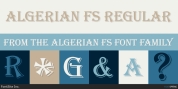 Algerian FS font download