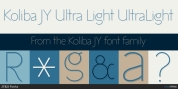 Koliba JY font download
