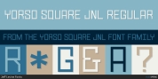 Yorso Square JNL font download