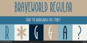 BraveWorld font download