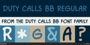 Duty Calls BB font download