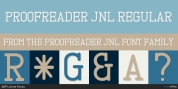 Proofreader JNL font download