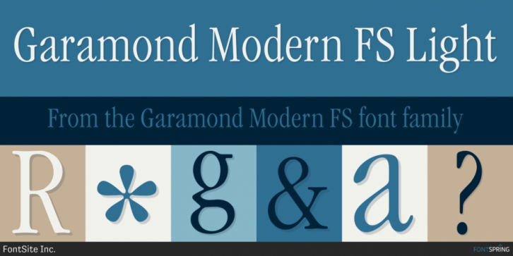 Garamond Modern FS font preview
