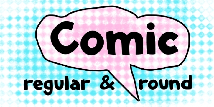 Comic SCF font preview