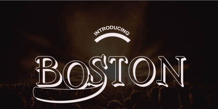 BOSTON font preview