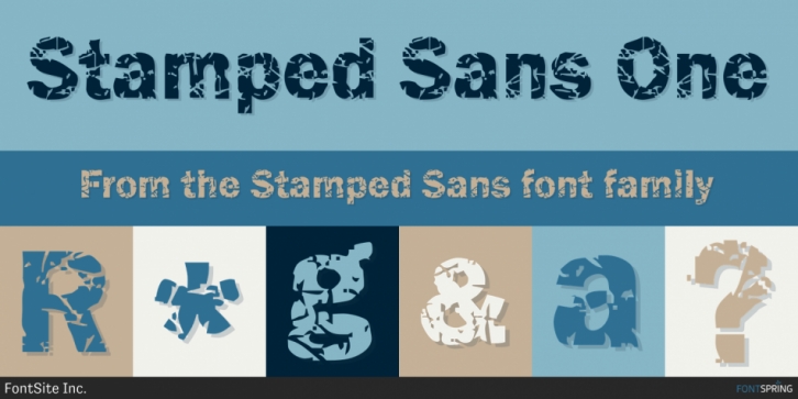 Stamped Sans font preview