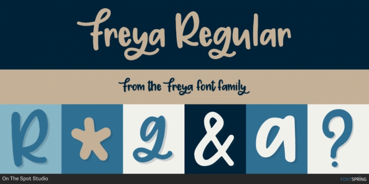 Freya font preview