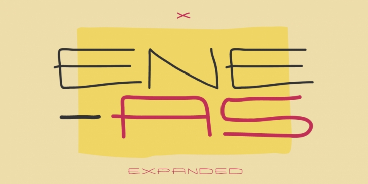 Eneas Expanded font preview