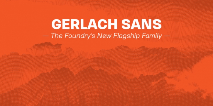 Gerlach Sans font preview