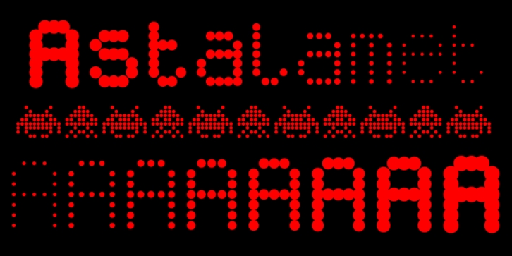 Astalamet Pro font preview