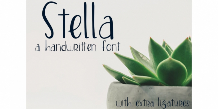 Stella font preview