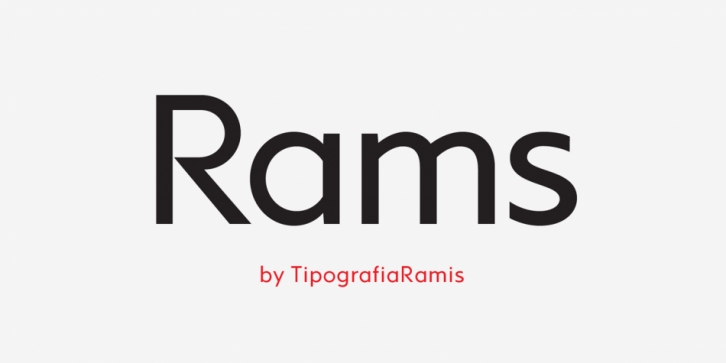 Rams font preview