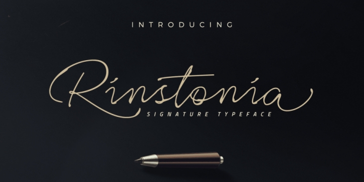 Rinstonia font preview