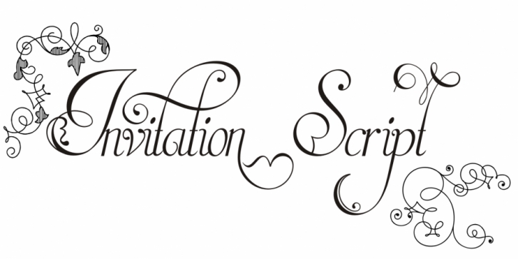 Invitation Script font preview