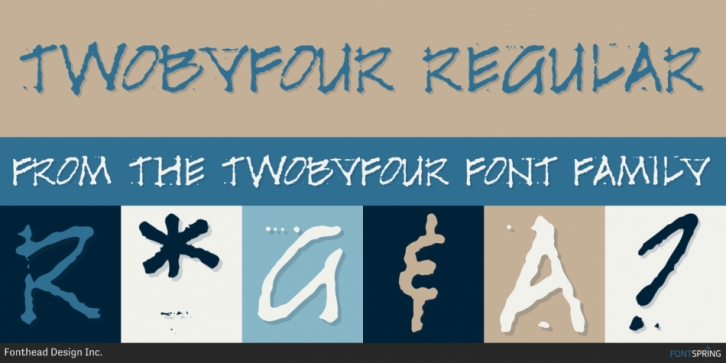 TwoByFour font preview