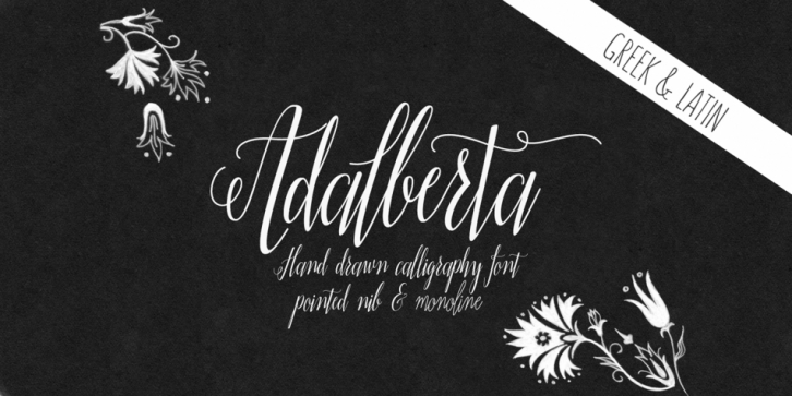 Adalberta Pro font preview