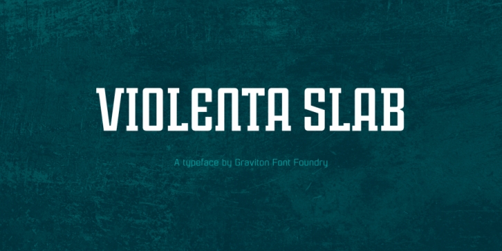 Violenta Slab font preview