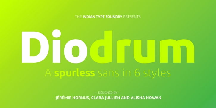 Diodrum font preview
