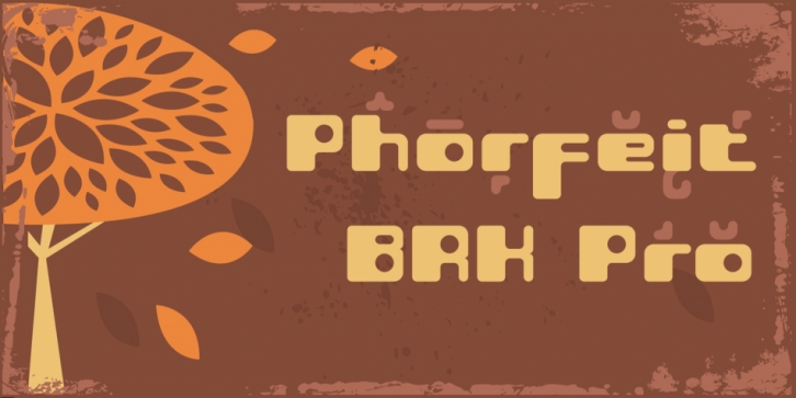Phorfeit BRK Pro font preview