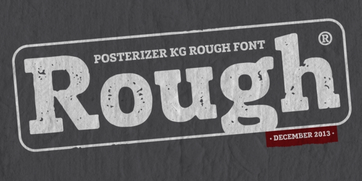 Posterizer KG Rough font preview