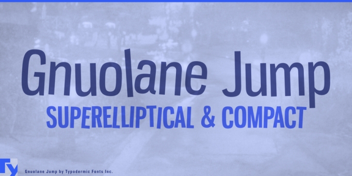 Gnuolane Jump font preview