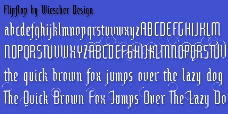 Flipflop font preview