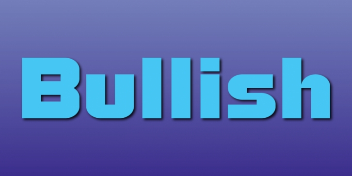 Bullish font preview