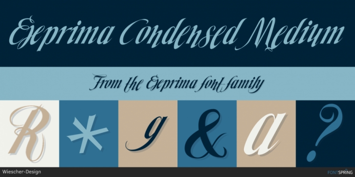 Exprima font preview