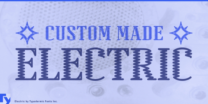 Electric font preview