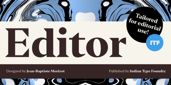 Editor font preview