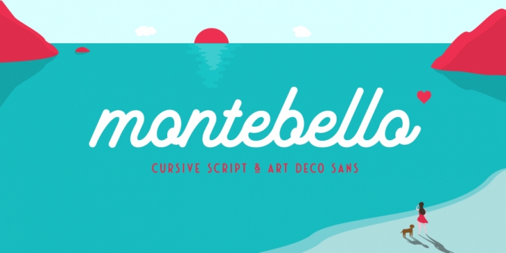 Montebello font preview